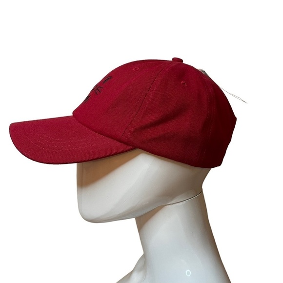 NWT Madd Hatter 100% Cotton Adjustable Cat Mom Baseball Hat, Red. - Picture 3 of 11